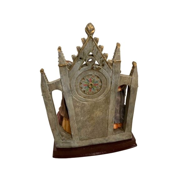 Marlo Collection Nativity Scene Figurine 9" Tall Hand-Painted Resin Sculpture Wi - Picture 5 of 8